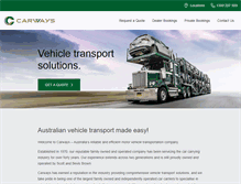 Tablet Screenshot of carways.com.au